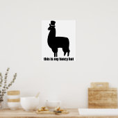 Das ist mein Extravagantes Hat Llama Poster (Küche)