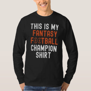 Das ist mein Fantasy Football Champion Legend Mens T-Shirt