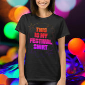 Das ist mein Festival Shirt Gradient
