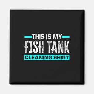 Das ist mein Fischpanzer-Reinigungsshirt Lustiges  Magnet