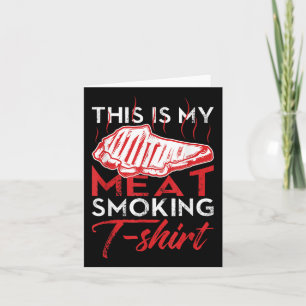 Das ist mein Fleisch Rauchen lustige Grillen Smoke Karte