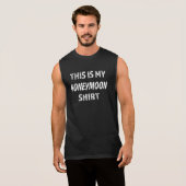 Das ist mein Flitterwochen-Männchen-Panzer Ärmelloses Shirt (Vorne ganz)