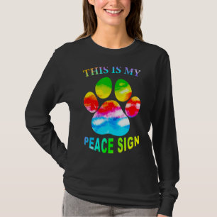 Das ist mein Friedenszeichen, das ist mein Frieden T-Shirt