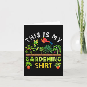 Das ist mein Gartenbauerngeschenk Shirt Funny Gard Karte