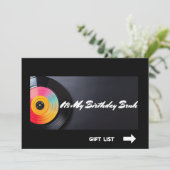 Das ist mein Geburtstag Bruh Einladung (Stehend Vorderseite)