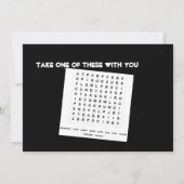 Das ist mein Geburtstag Bruh Einladung (Rückseite)