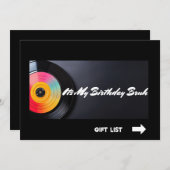 Das ist mein Geburtstag Bruh Einladung (Vorne/Hinten)