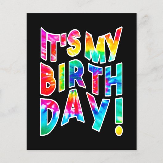 Das ist mein Geburtstagsgeschenk Flyer (Vorne)