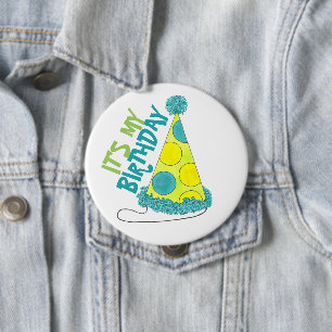 Das ist mein Geburtstagskamerad Polka Dot Party Ha Button