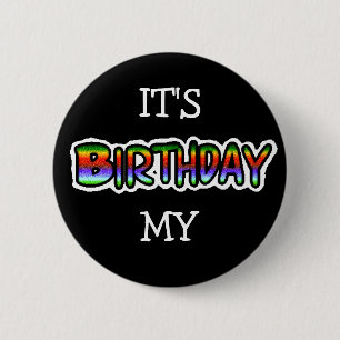 Das ist mein Geburtstagsknopf Button