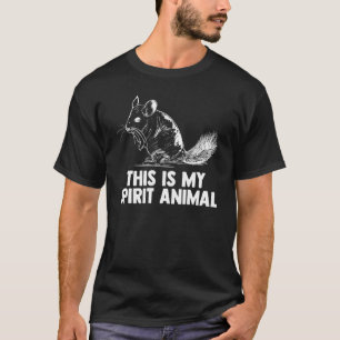 Das ist mein Geist Tier Besitzer Chinchilla Rock T-Shirt