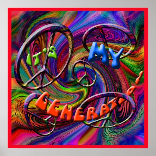 Das ist mein Generationenposter Poster (Vorne)