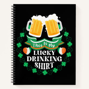 Das ist mein Glück beim Biertrinken am St. Patrick Notizblock