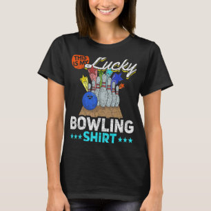 Das ist mein Glück Bowling Bowling Buttone Bowler  T-Shirt