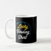 Das ist mein Glück Bowling Shirt Bowling Funny Bow Kaffeetasse (Links)