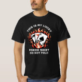 Das ist mein Glück Poker Shirt nicht falten (Vorderseite)