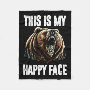 Das ist mein glücklicher Bärenbär Funny Grizzy For Fleecedecke