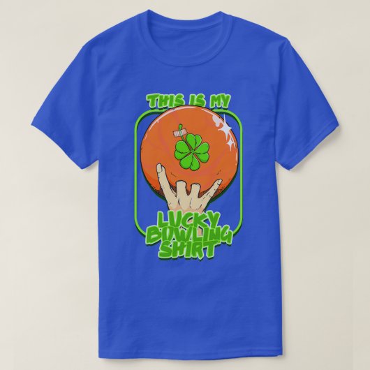 Das ist mein glücklicher Bowling Bowling liebt Spo T-Shirt (Design vorne)