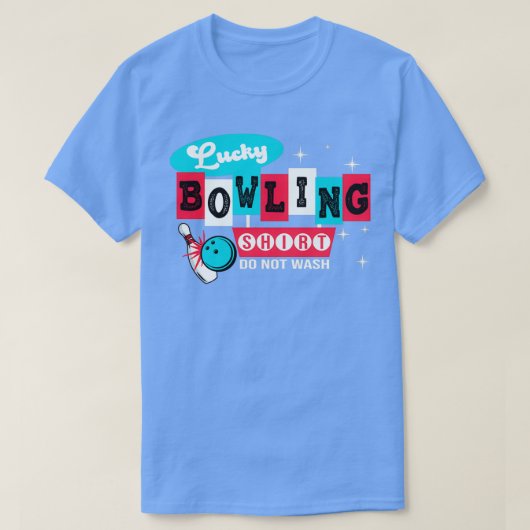 Das ist mein Glücklicher Bowling Nicht waschen T-Shirt (Design vorne)