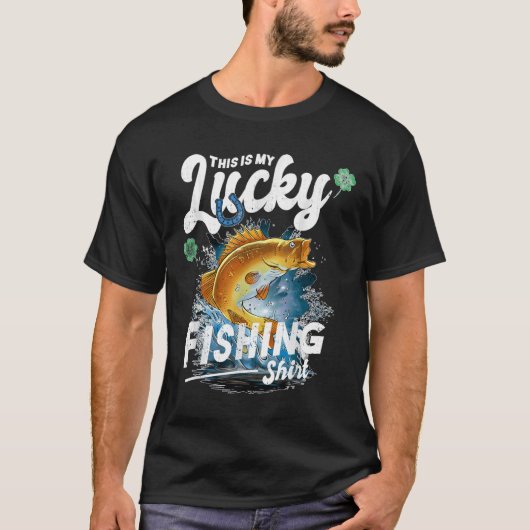 Das ist mein glücklicher Fischfang T-Shirt (Vorderseite)
