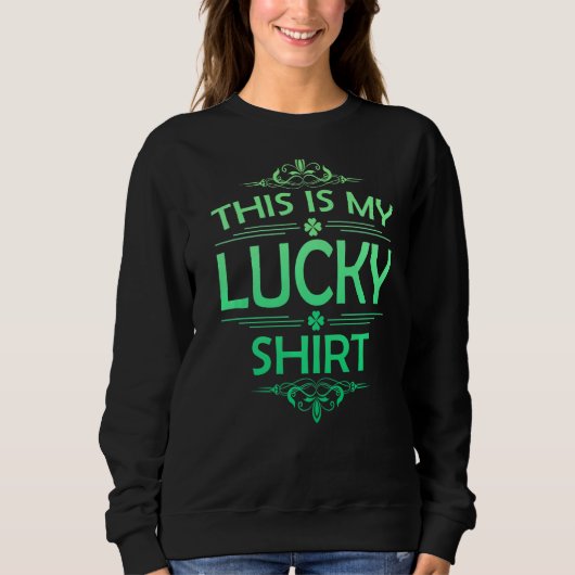 Das ist mein glücklicher Funny St Patrick's Day Sweatshirt (Vorderseite)