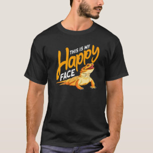 Das ist mein glücklicher Gesichtsdrache mit bärtig T-Shirt