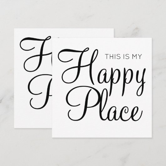 Das ist mein glücklicher Ort (Vorne/Hinten)