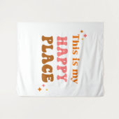 Das ist mein glücklicher Ort Dorm Dekoration Wandteppich (Vorderseite (Horizontal))