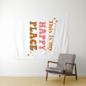 Das ist mein glücklicher Ort Dorm Dekoration Wandteppich (Beispiel (Horizontal))