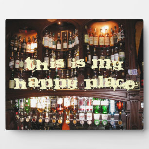 Das ist mein glücklicher Ort Fotoplatte