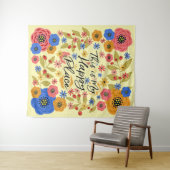 Das ist mein glücklicher Ort groß Wandteppich (Beispiel (Horizontal))