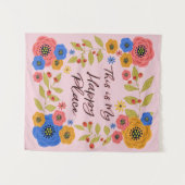 Das ist mein glücklicher Ort klein Wandteppich (Vorderseite (Horizontal))