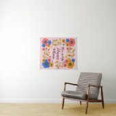 Das ist mein glücklicher Ort klein Wandteppich (Beispiel (Horizontal))