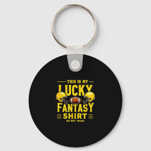 Das ist mein glückliches Fantasy Football-Shirt. Schlüsselanhänger