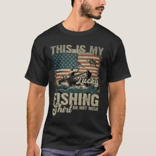 Das ist mein glückliches Fischen Shirt nicht Wash