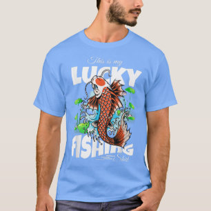 Das ist mein glückliches Fischen T-Shirt, Vatertag T-Shirt