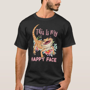 Das ist mein glückliches Gesicht, bärtige Drachenm T-Shirt