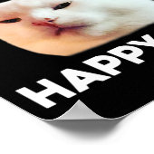 Das ist mein glückliches Gesicht, die Katze Meme S Poster (Ecke)
