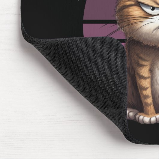 Das ist mein glückliches Gesicht! Grumpy Cat Dark Mousepad (Ecke)
