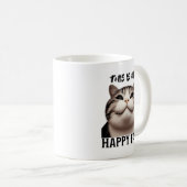 Das ist mein glückliches Gesicht Kaffeetasse (VorderseiteRechts)