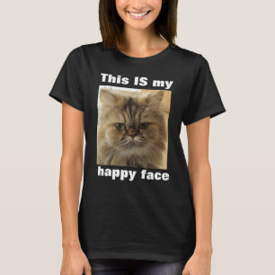 Das ist mein glückliches Gesicht, persische Cat-T T-Shirt