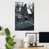 Das ist mein glückliches Place Gothic Art Poster (Heimbüro)