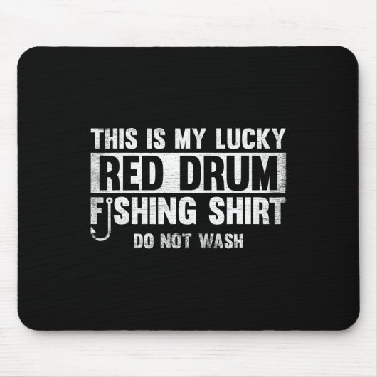Das ist mein glückliches rotes Trommelfischgeschen Mousepad (Vorne)