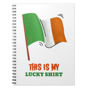 Das ist mein glückliches Shirt Notizblock