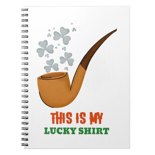 Das ist mein glückliches Shirt Notizblock (Vorderseite)