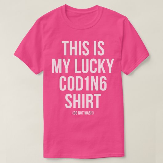 Das ist mein Glückscoding Programmierer IT T-Shirt (Design vorne)