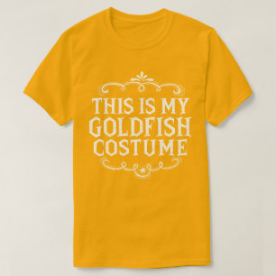 Das ist mein Goldfish Kostüm Funny Lazy Halloween T-Shirt