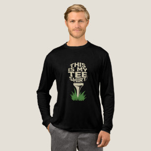 Das ist mein Golf liebhaber Golfspieler Golfer Tri-Blend Shirt