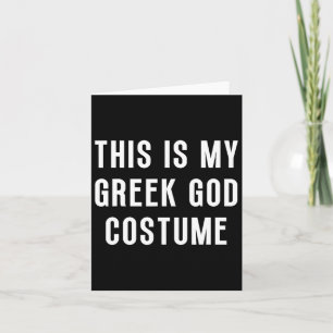 Das ist mein griechischer Gott Halloween-Kostüm Lu Karte