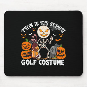 Das ist mein gruseliger Golf-Kostüm Halloween-Skel Mousepad